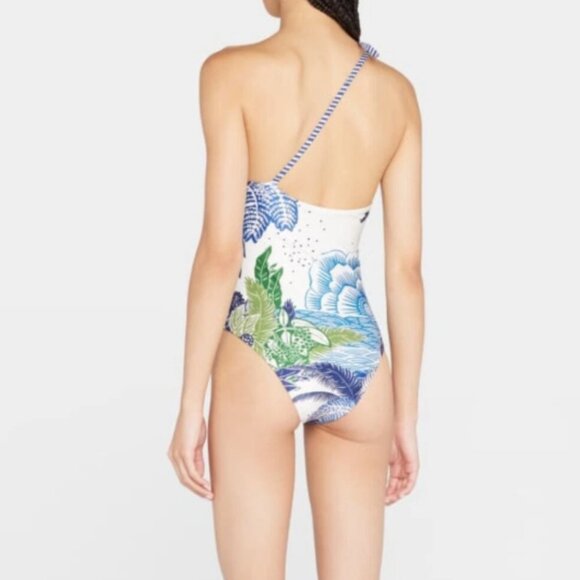 FARM Rio Anthropologie Graphic Rio One-Piece Swimsuit Sz M Retail Price $185.00 - Picture 10 of 16